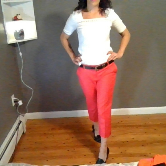 Willi Smith bright pink ankle slacks - Picture 5 of 6